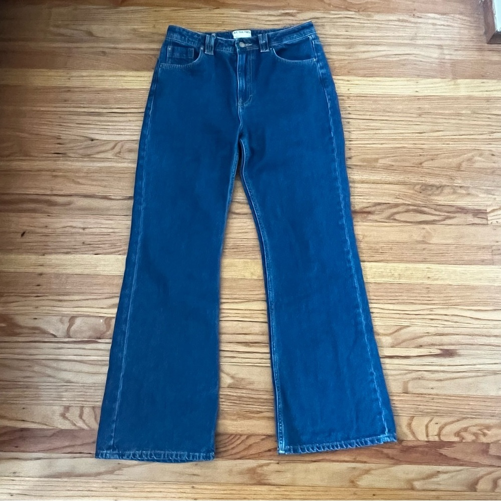 Free People We The Free Ava High Rise Boot Cut Denim Jeans Size 29 Western